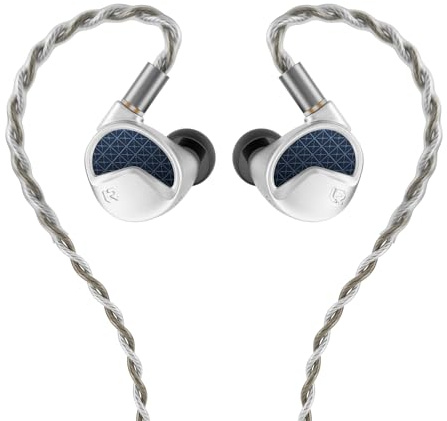 Letshuoer Astralis 15,5 mm 5a generazione planare diaframma driver Hi-Fi in-ear monitor, HiFi cablato, auricolari in-ear, IEMS planare con cavo in rame placcato argento staccabile per audiofili