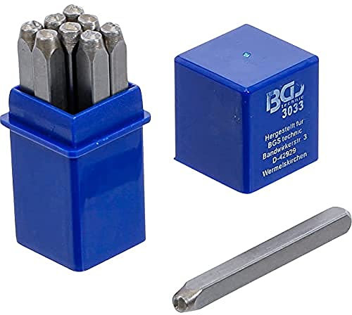 BGS punzoni con numeri, 3 mm, 3033