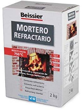Beissier M259715 - Mortero refractario en polvo 2 kg