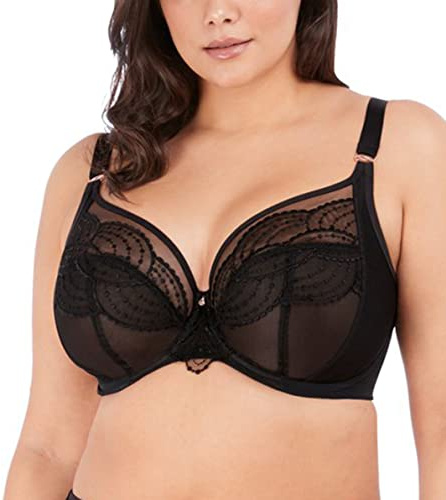 Elomi - Priya Tauch-BH, mit Bügeln, Schwarz, Schwarz , 70H