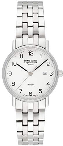 Bruno Söhnle Damen Analog Quarz Uhr mit Edelstahl Armband 17-13106-222