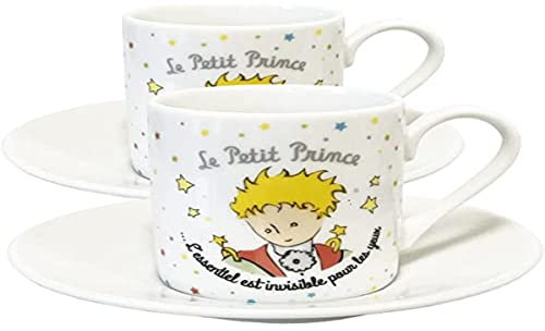 Le Petit Prince, 2 Tazas con dibujos de El Principito y caja de regalo, Enesco