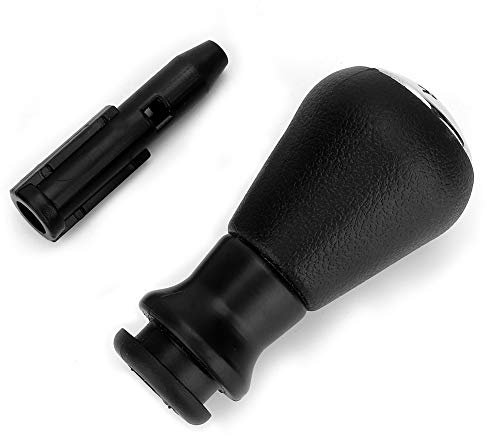 EVGATSAUTO Manueller 5 Gang Schaltknauf, nCar Schaltknauf mit Adapter Passend für 106 206 306 406 806 107