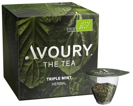 Avoury Tee-Kapseln – Premium Teesortiment für Avoury Teemaschine – Kräutertee: TRIPLE MINT