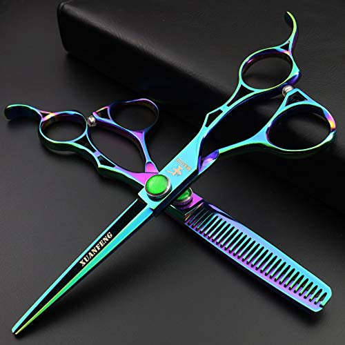 XUANFENG Haarstyling-Scheren-Set, 15,2 cm Haarschneideschere, Haarschnitt-Haarschere für Mann und Frau für Salon, Friseur und Zuhause (Scheren-Set)
