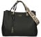 Emporio Armani Shopper, My Bag, Kunstleder, Öko, Hirschleder-Effekt, Y3D165, YFO5B, Maße: 37 x 27 x 15 cm., Schwarz , Einheitsgröße