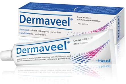 Dermaveel Creme 50ml - Linderung und Hautbarriereschutz bei Neurodermitis ohne Kortison | Geeignet für Babys ab einem Monat | Made in Germany
