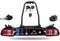 DGH SYSTEM Portabici da gancio di traino STORM 3 compatibile con 3 bici