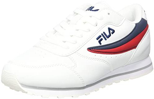 FILA Jungen Orbit Low Teens Sneaker, White Dress Blues, 39 EU