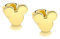 baobei mickey Mouse earrings for women gold Plated stainless steel Small Cartilage stud earrings, Minnie mouse stud earrings for men boy Girls, birthday gift Nickel Free jewellery box (GOLD Mickey)