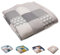 ULLENBOOM Krabbeldecke für Baby 140x140 cm, 100% OEKO-TEX Materialien, Made in EU, Dick & weich gepolstert, Graue Elefanten - ideal als Babydecke, Krabbelmatte & Spieldecke Baby