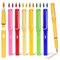 AUAUY 6 PCS Tintenloser Bleistift, Farbe Infinity Pencil, Wiederverwendbarer Everlasting Pencil mit 12 Austauschbarem Ewiger Bleistift Wechselkopf, Zeichnen, Studenten Home Office School Supplies
