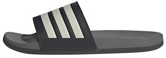 adidas Unisex Adilette Comfort Slides, carbon/orbit grey/grey four, 47 EU
