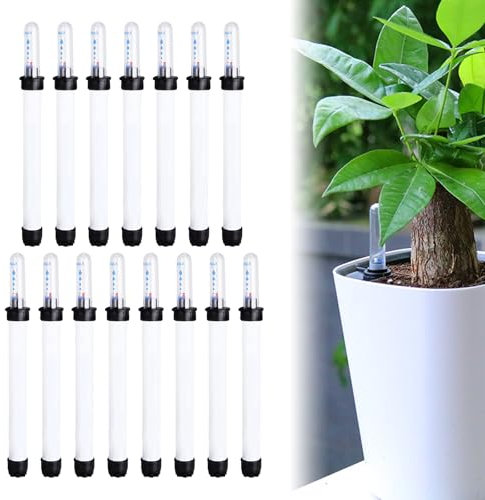 BORDEAG Feuchtigkeitsmesser Pflanzen Gießanzeiger, 15 Stück Feuchtigkeitsmessgerät Pflanzen, Wasserstandsanzeiger Pflanzen, Bodenfeuchtigkeitsmesser für Zimmerpflanzen Gartenarbeit Topfpflanzen