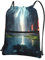KWQDOZF Rucksack „The City On The Water“ mit Kordelzug und Reißverschluss – vielseitiges, langlebiges und stilvolles Design für den täglichen Gebrauch