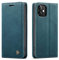 Phernykas Handyhülle für iPhone 12 mini Hülle, Premium Leder Klapphülle Flip Case mit Standfunktion und Kartenfach Handytasche Hülle für iPhone 12 mini Wallet Case Stoßfeste Schutzhülle, Blaugrün