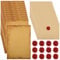 40 Stück Vintage Briefpapier mit Umschlag, Set Vintage Schreiben mit 12 Vintage-papier Briefumschläge, 16 A5 Briefpapier und 12 Wachssiegel-aufkleber, für Liebesbrief, Hochzeit, Geburtstag