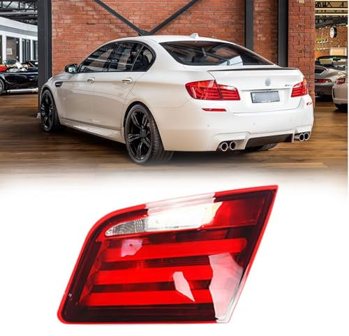 NFNFFC Auto Rückleuchten für BMW 5 Series M5 F10 F18 2010 2011 2012 2013, Heckleuchte Bremslicht Rücklicht-Komplettsets Ersatz Zubehör,Right Inner