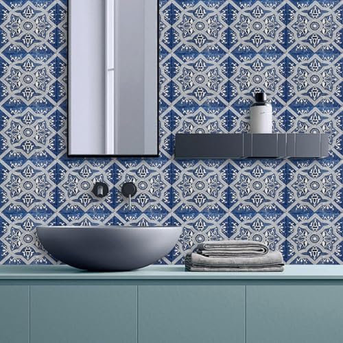 Piastrelle Adesive Cucina 20x20 Modello Giallo Piastrelle Adesive Bagno Paraschizzi Cucina Adesivo Decorazione da Parete Bagno in PVC Impermeabile Mattonelle Mosaico Stile