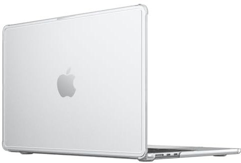 Fintie Hülle Kompatible mit MacBook Air 13,6'' M5 M4 M3 M2 2026-2022 | A3449 A3240 A3113 A2681, [Bruchfeste Ecken] Hartschalen Laptop Schutzhülle Snap Cover, Matt Transparent