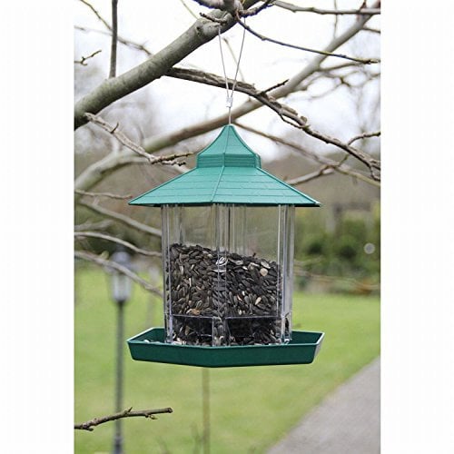 Sesua Vogelfutterhaus hängend aus Kunststoff rund