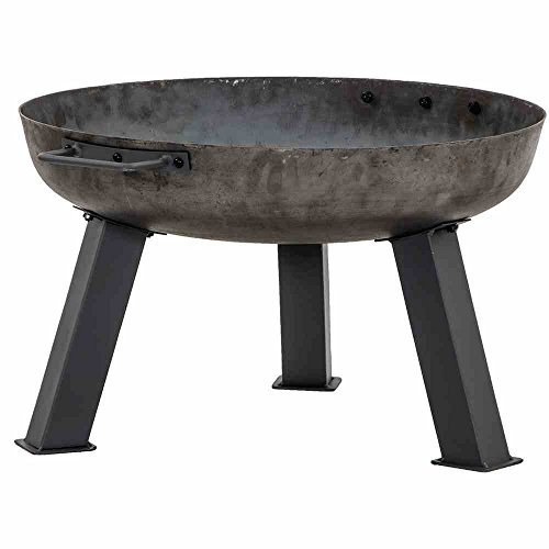 Siena Garden 381575 Feuerschale Texas Ø75cm Stahl unb, kartonverpackt