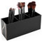 Vencer Porta pennelli Trucco,Contenitori per Cosmetici,3 Scomparti,Nero,VMO-011