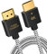 HDMI 2.0 Cable CableCreation 1.8 meter 4K 60Hz High-Speed Slim HDMI Cable Support 3D Audio Return Latest Version and Low Profile, For PS3, PS4, X-Box 1.8M Black & White