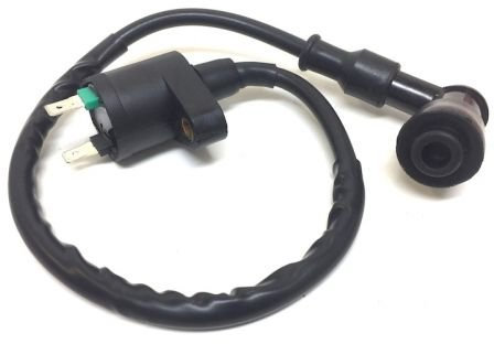 2-Pin Zündspule mit 90° Kerzenstecker – Passend für H.onda Bali SJ 50, Kymco Agility, P.eugeot Speedfight 1 2 3 4 Roller und Scooter