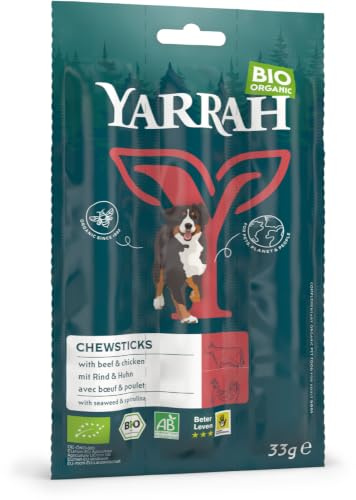 Yarrah Bio Hund Snack Kaustange Rind 25 x 33 g