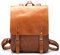LXY Sac à dos vintage en cuir végétalien pour ordinateur portable pour homme et femme, marron, Fit a 14-inch Laptop