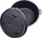 Valhal Outdoor - Dutch Oven - Gusseisen topf 8L - Schwarz - Mit Thermometeraussparung