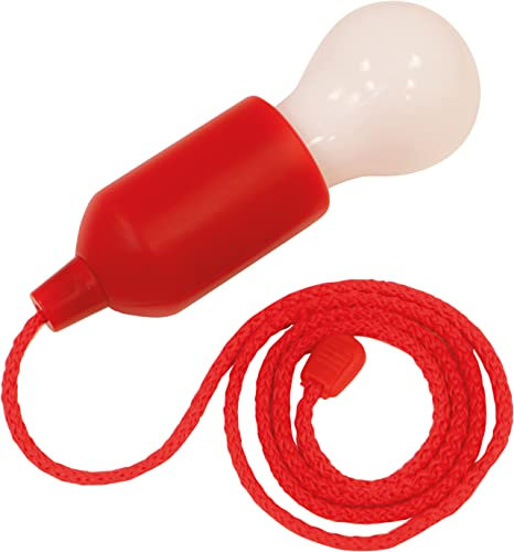 St. Helens Home & Garden LED Hanging Pull Light (Red)