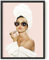 HAUS AND HUES Audrey Hepburn Wandkunst Vogue Wanddekoration - Audrey Hepburn Poster Hollywood Wandkunst | Audrey Hepburn Bilder für Wall | Vanity Room Wandkunst (12 x 16 UNFRAMED)