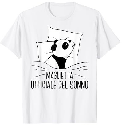 Camicia Da Notte Panda Pigiama Dormire Maglietta