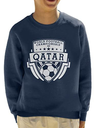 All+Every Qatar World Football Shield Kid's Sweatshirt