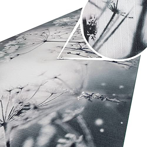 ANRO Küchenteppich Küchenläufer Teppich Läufer Küche abwischbar rutschfest Design Winter 400 x 52cm