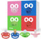 Schnuller 0-6 Monate von LoveNoobs, 4 Packung, Baby Schnuller Starter-Kit, Naturalschnuller, Orthodontischer