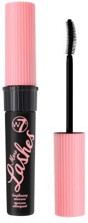 W7 More Lashes Mascara - Curl, Lengthen & Lift Lashes - Black, Long-Lasting Formula - Vegan Friendly Eye Makeup
