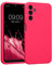 kwmobile Housse Compatible avec Samsung Galaxy A14 5G Coque - Housse de téléphone Protection Souple en TPU Silicone - Rose Fluo