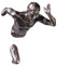 Wanddeko Skulptur Kletterer Figur Männer laufende Skulptur Running Statue Dekofigur 3D Wandskulpturen Climing Statue Wandschmuck ,Kunst Wandbehang Skulptur Deko Wohnzimmer Hintergrund Wanddekoration