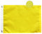 FRF FLAG Gelbe Flaggen, 30,5 x 45,7 cm, 210D Nylon, gelbe Flagge, Outdoor-Flaggen, leuchtende Farben, mit Messingösen