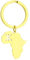 COSSIKA Cartes Porte-clés Pendentif Berbère Africain Porte-clés Couleur Or/Argent Porte-clés Style Ethnique Porte-clés Accessoire pour Les Amateurs de Culture