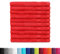BaSaTex Frottee Gästehandtücher 30x50 im 10er Set | Gästetuch 100% Baumwolle Made in Green | Farbe: Rot