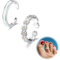 Kakonia Zehenring,925 Sterling Silber Zehenring für Frauen,Einstellbare Zehenring Strand Band Ring Nagelringe,Daisy Blume CZ Kreuz Opal Twist Knoten Zehenringe Manschette,Offene Fuß Schmuck-8