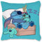 QDUODUO Kissenbezug Kinder, Kopfkissenbezug Cartoon Zierkissenbezüge, Superweich Plüsch Kissenhülle mit Doppelseitigem Muster und Verdecktem Reißverschluss für Bett Sofa Stuhl Auto, 45x45cm
