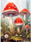 JATOK Diamond Painting Erwachsene, Pilz 5D DIY Diamant Painting Bilder Erwachsene, Diamond Art DIY Diamant Kunst Malerei Stickerei Kreuzstich Bilder Home Wand Dekor, 30X40CM