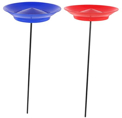 Vaguelly 2juegos Kit De Malabarismo De De Platos Giratorios y Palos Accesorios De Equilibrio Adultos Equipo De Actuación Acrobática