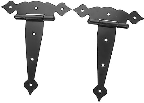 OSALADI 2stücke Förmige Türscharniere Eisen Für Schränke Lackiert Langlebige Möbelbeschläge Installieren Für Holztüren Und Schranktüren