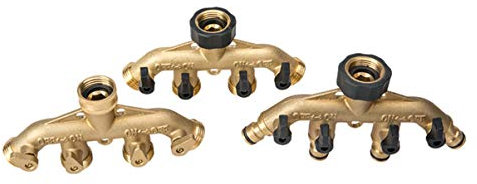 SEWOART Distributeur De Tuyaux D'Arrosage 4 Voies en Raccord De Robinet pour Irrigation De Jardin Adaptateur De Tuyau D'Arrosage pour Arrosage Automatique des Plantes Et du